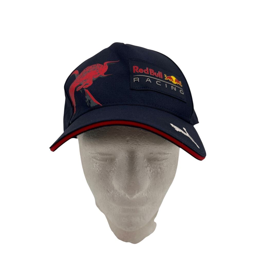 Red Bull Formula One Racing Hat Mens Snapback Navy Blue F1 Puma Cap *READ